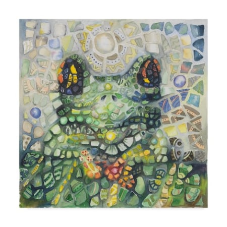 Charlsie Kelly 'Froggy' Canvas Art,18x18